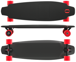 Illustration for article titled Este nuevo skateboard eléctrico lleva los motores ocultos en las ruedas